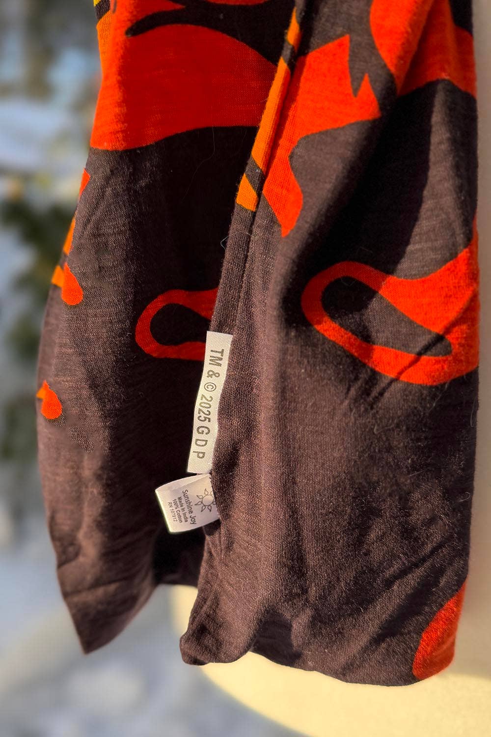 Grateful Dead Long Warm Spiral Bears Scarf
