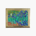 Real Sic - Art Frame Enamel Lapel Paint Pin - Irises (1889) By van Gogh