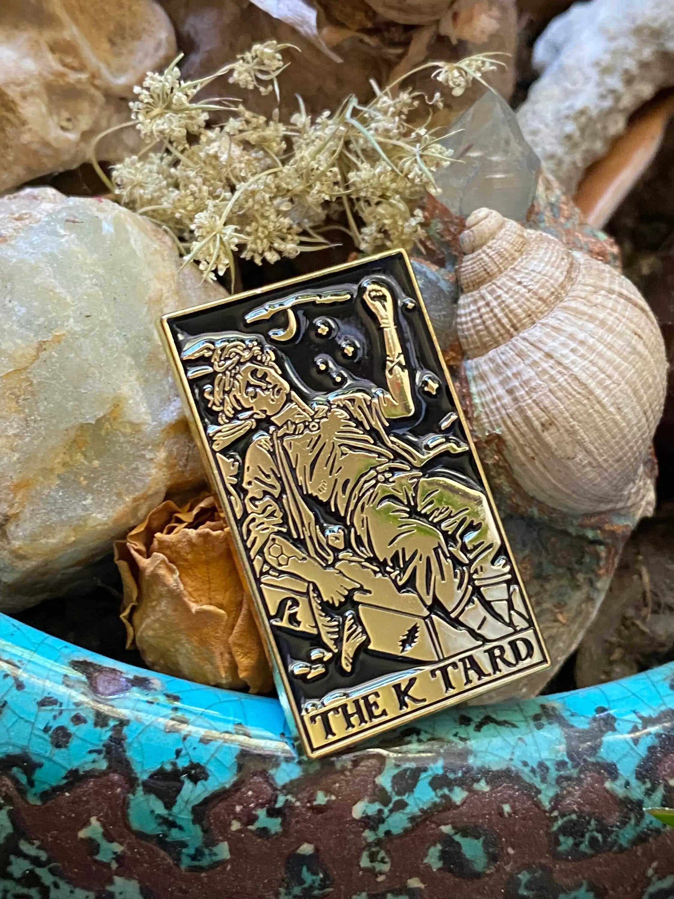 Mushroom Kingdom Pins - Tarot K Tard Pin – 1.5" Hard Enamel | Limited Edition by MKP