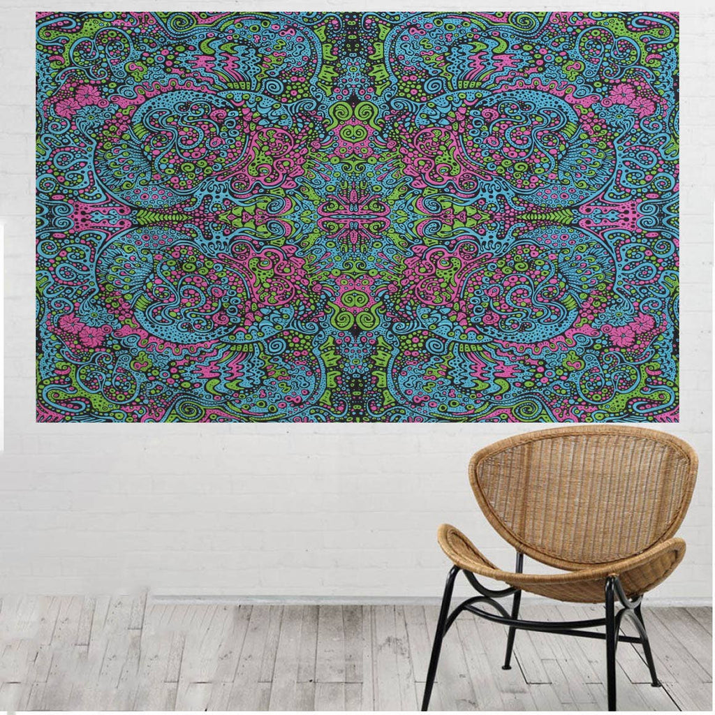 3D Tapestry Psychedelic Liquid