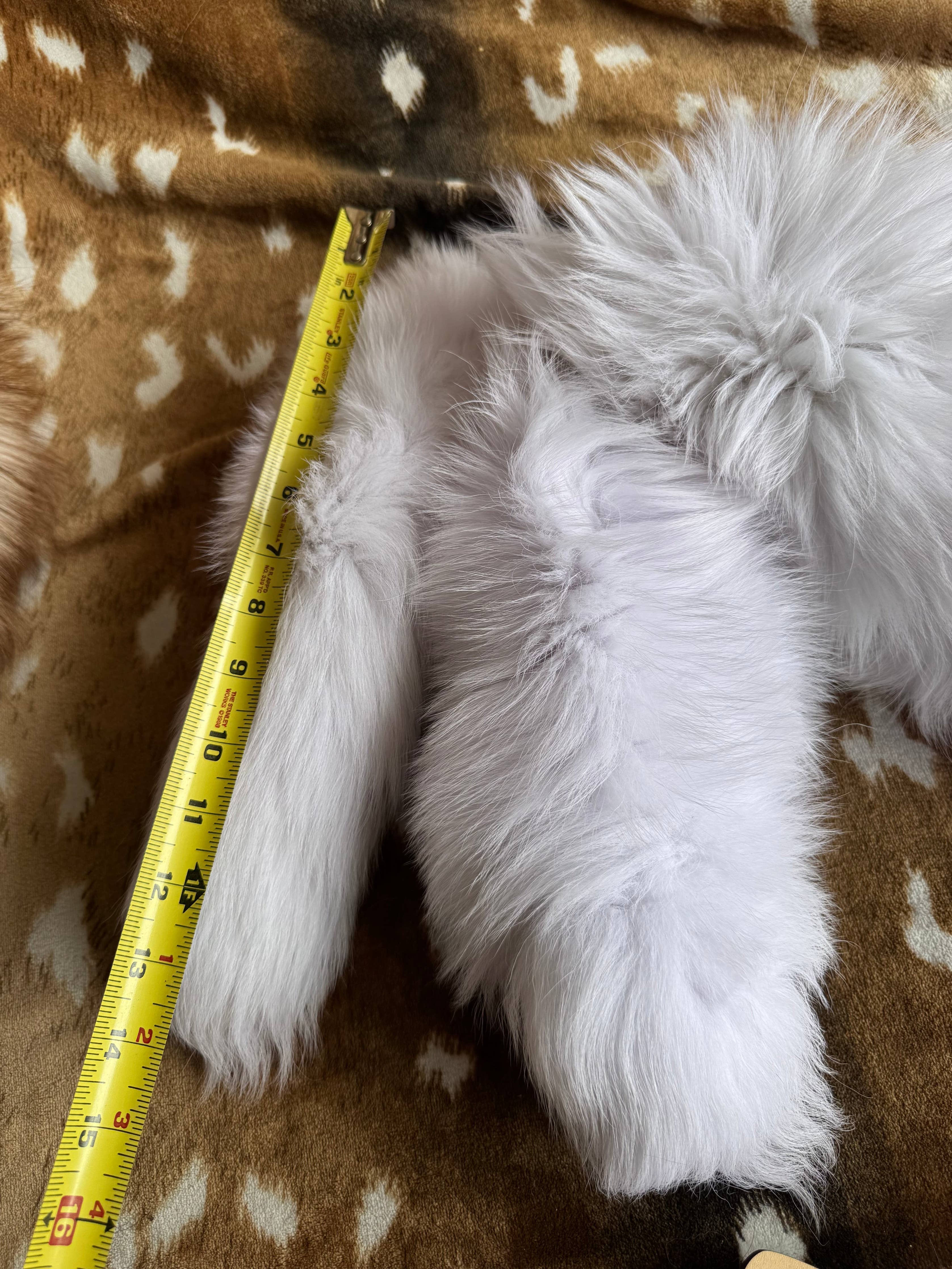 Pure White Fox Tails