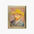 Real Sic - Vincent van Gogh Self-Portrait with a Straw Hat Art Pin