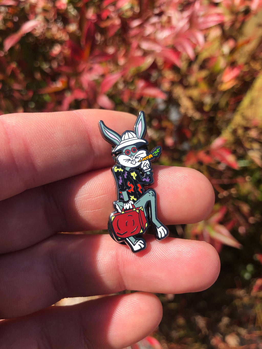 Mushroom Kingdom Pins - Bugs S. Thompson Hat Pin Hunter S. Thompson Inspired Pin