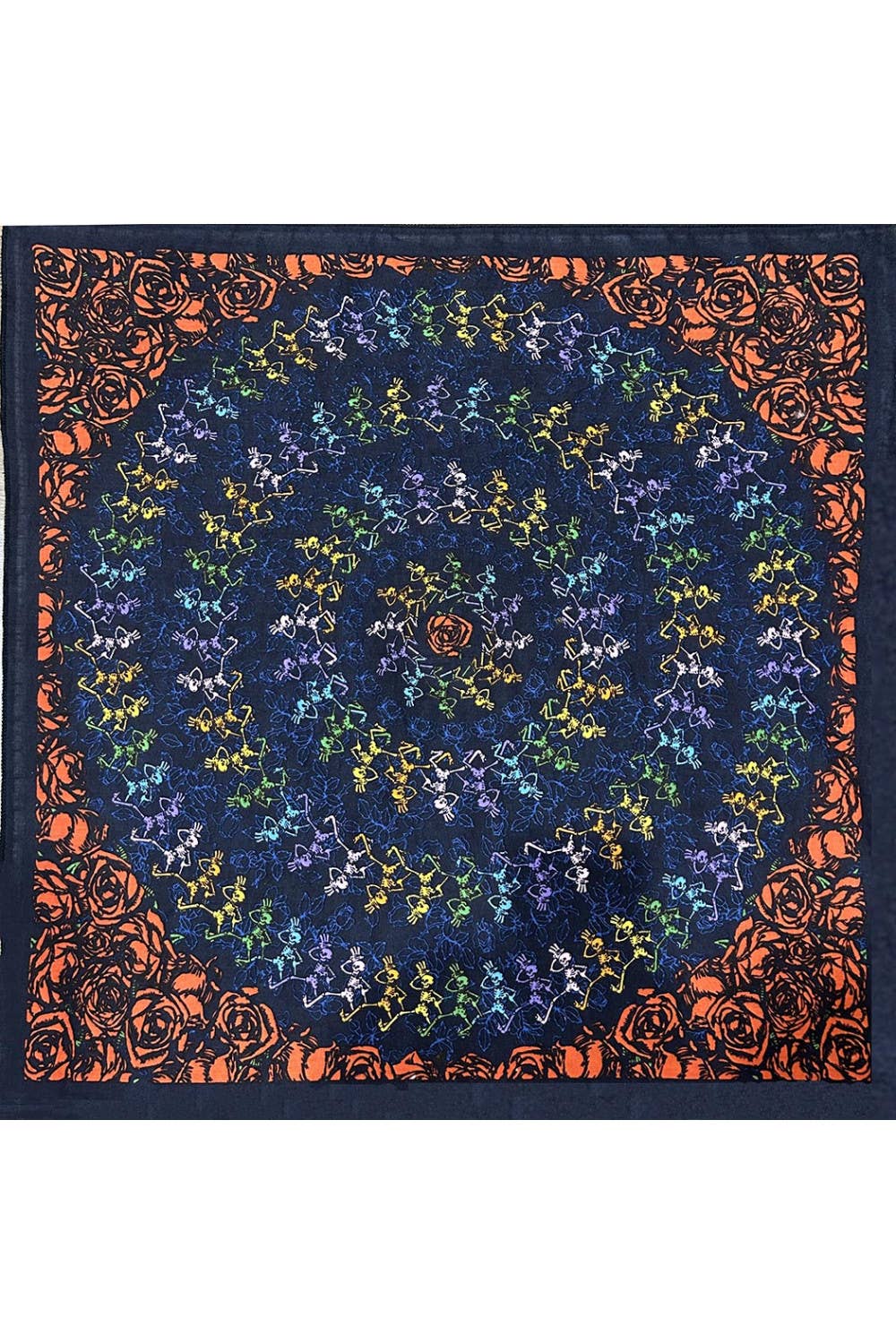 Grateful Dead Rainbow Dancers Bandana 22x22