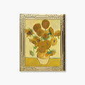 Real Sic - Art Frame Enamel Lapel Paint Pin - Sunflowers (1888)