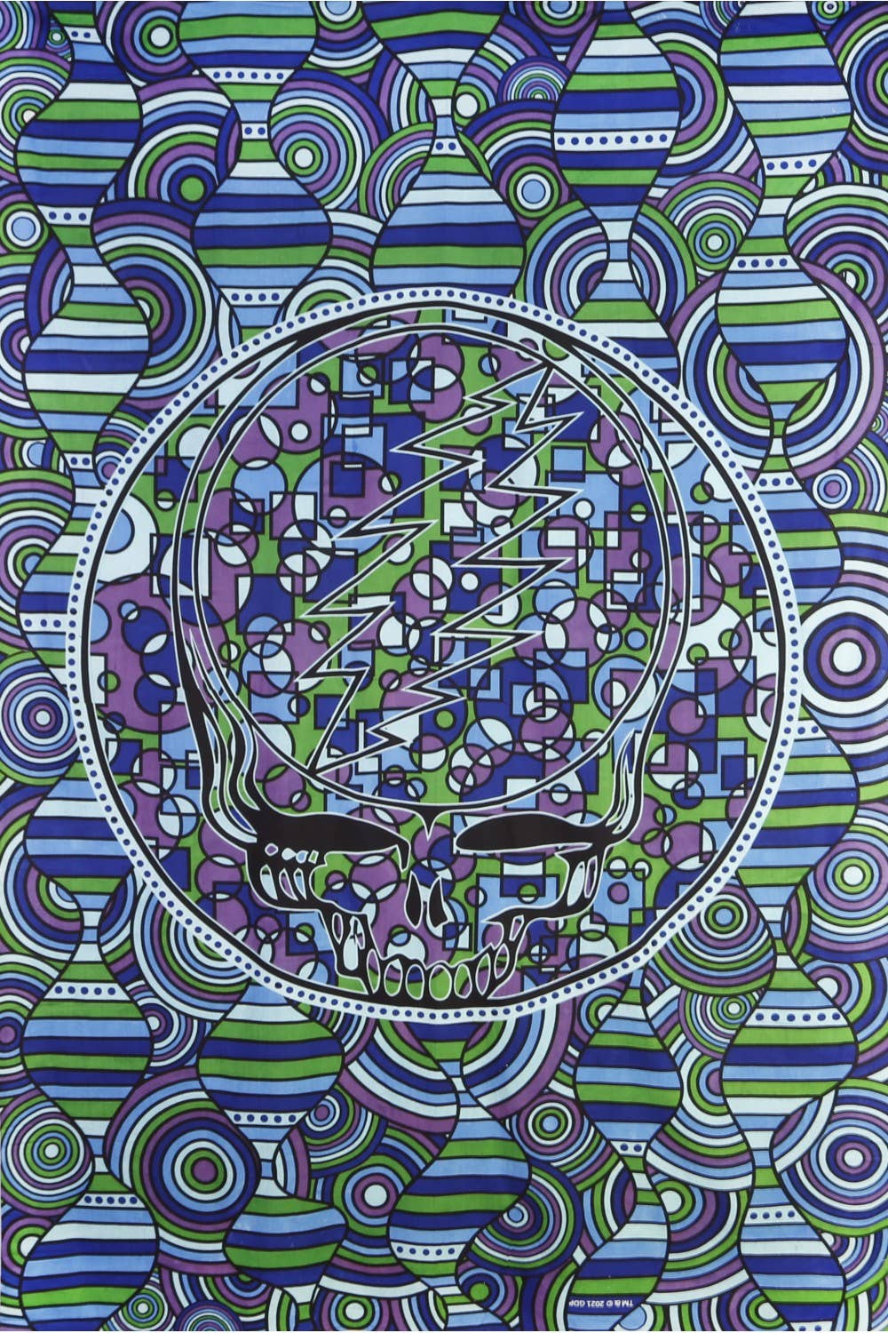 Grateful Dead Tapestry Stealie Under the Sea Boho Tapestries