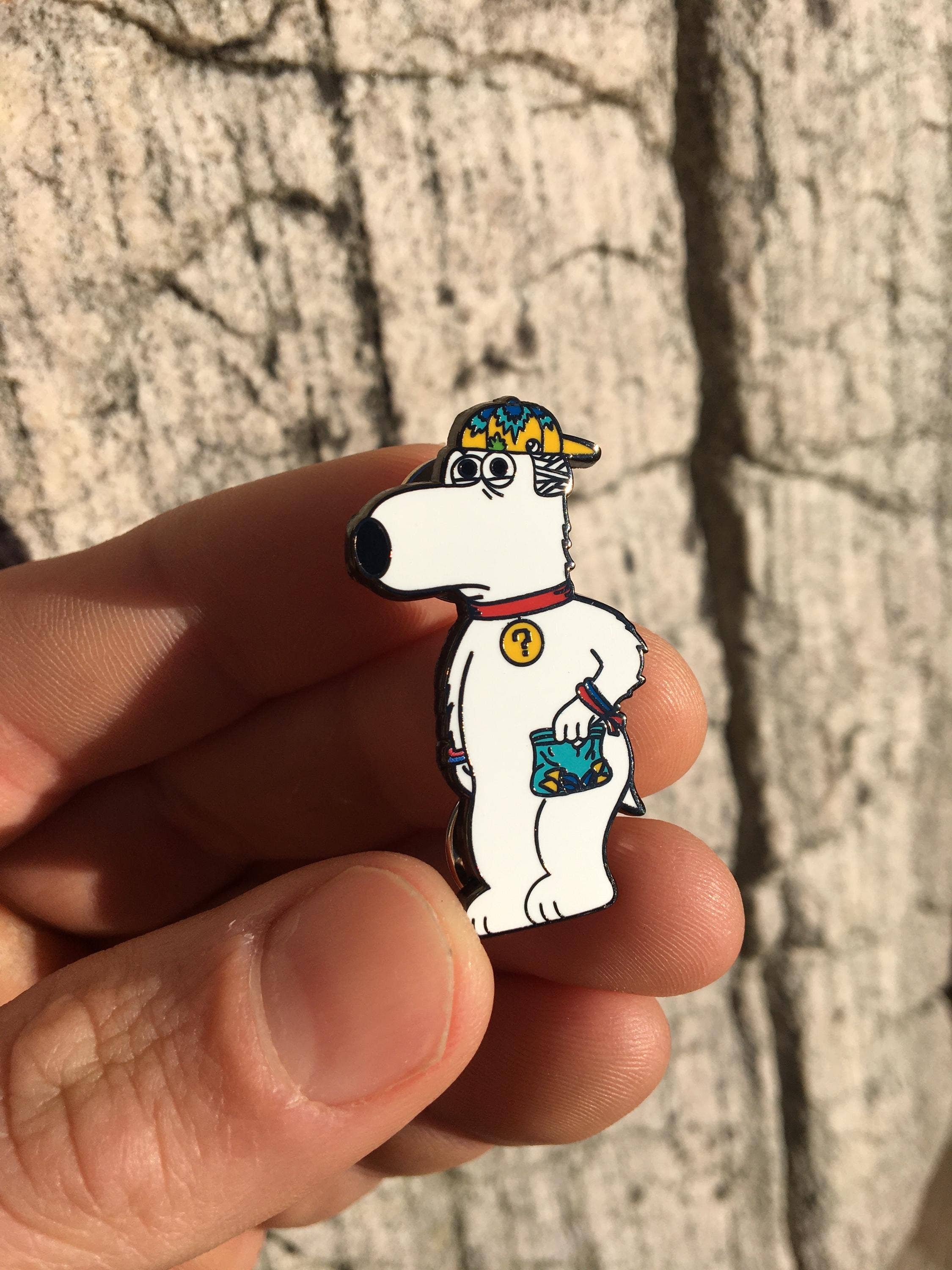 Mushroom Kingdom Pins - Tripping Bryan Lapel Pin – 1.5" | Collectible Festival Art b