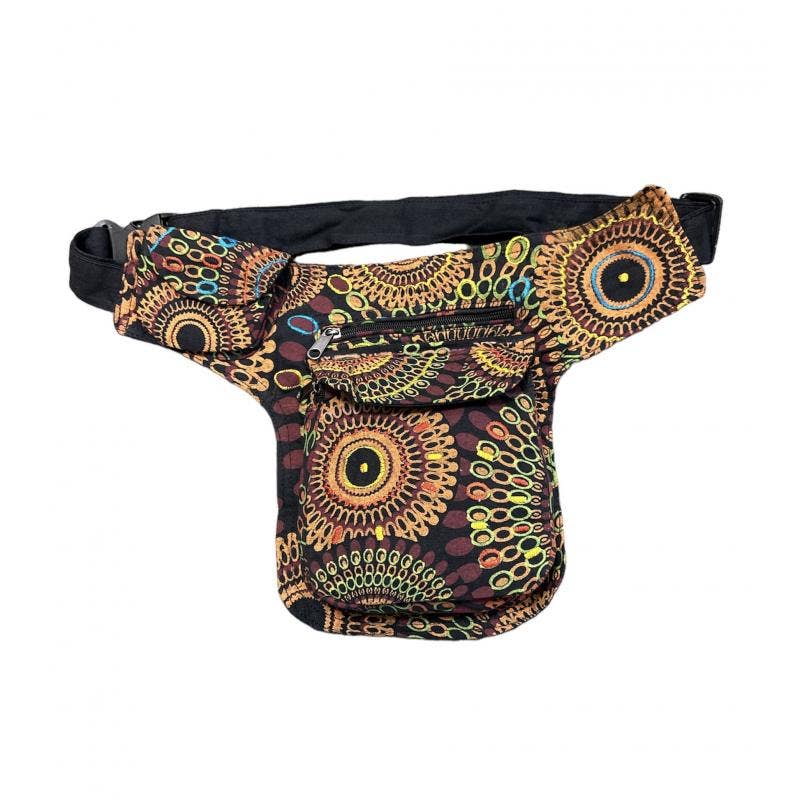Cotton Embroidered Fanny Pack