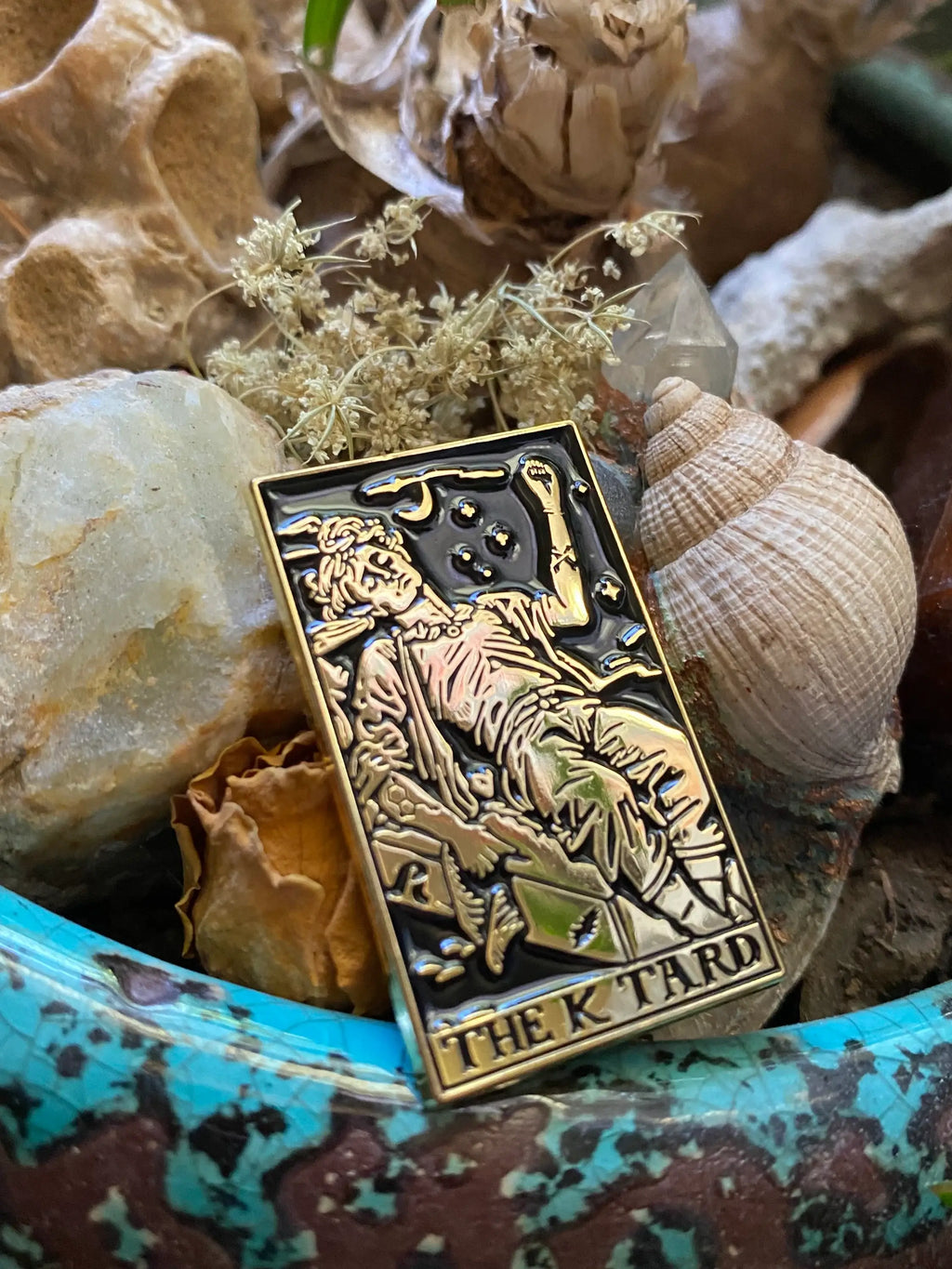 Mushroom Kingdom Pins - Tarot K Tard Pin – 1.5" Hard Enamel | Limited Edition by MKP
