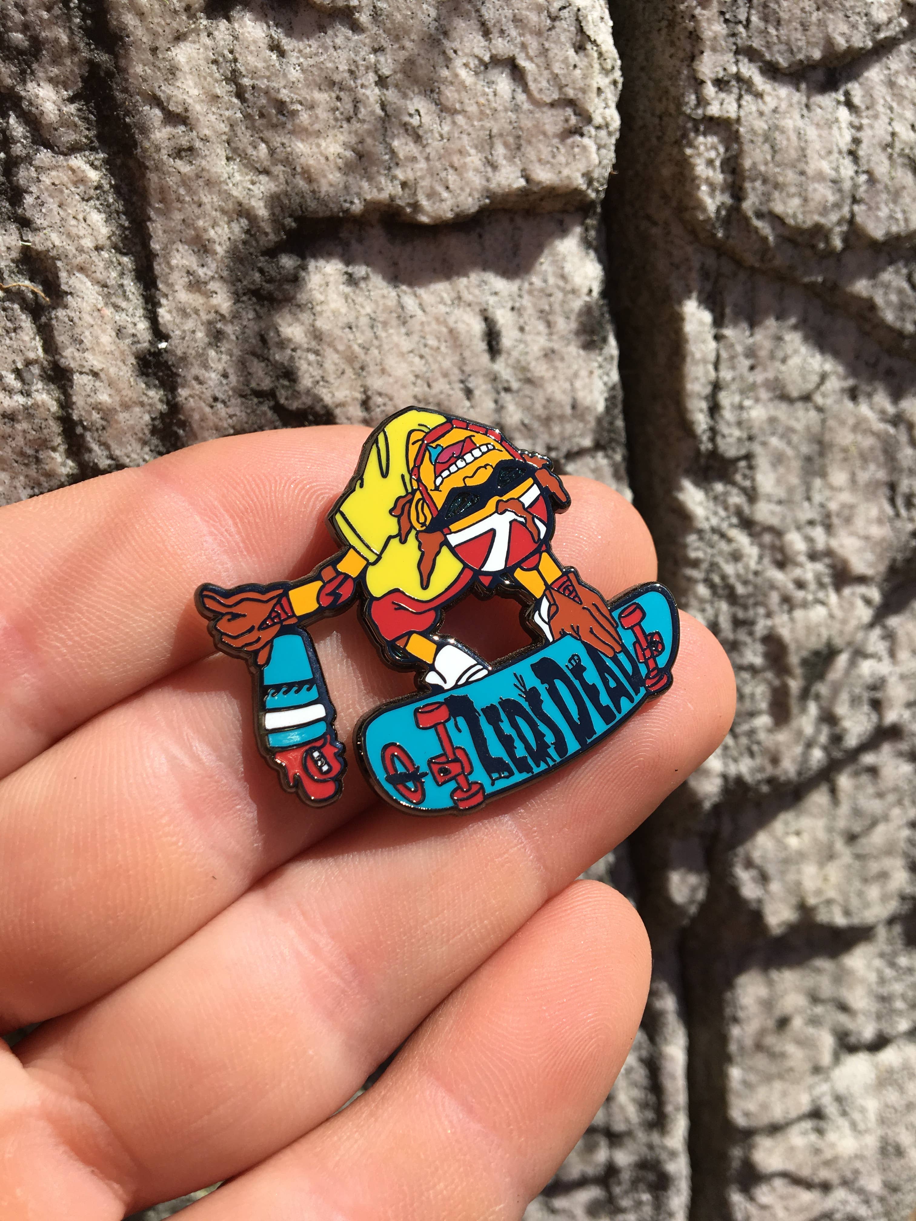 Mushroom Kingdom Pins - Rocket Power Otto Pin – 1.5" Hard Enamel | Limited Edition 