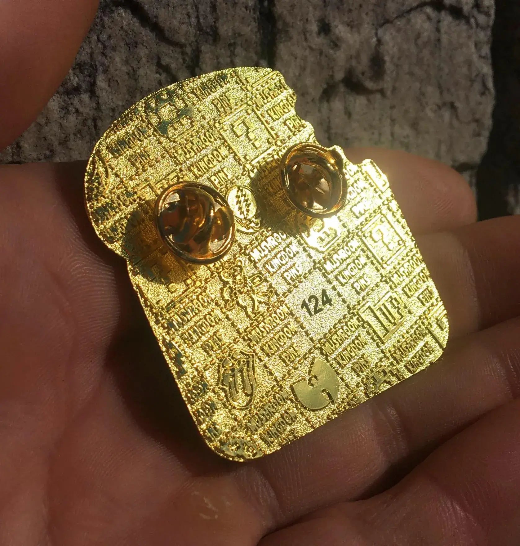 Mushroom Kingdom Pins - Daily Bread Pin – 2" 3D Gold Enamel | EDM Culture Apparel 