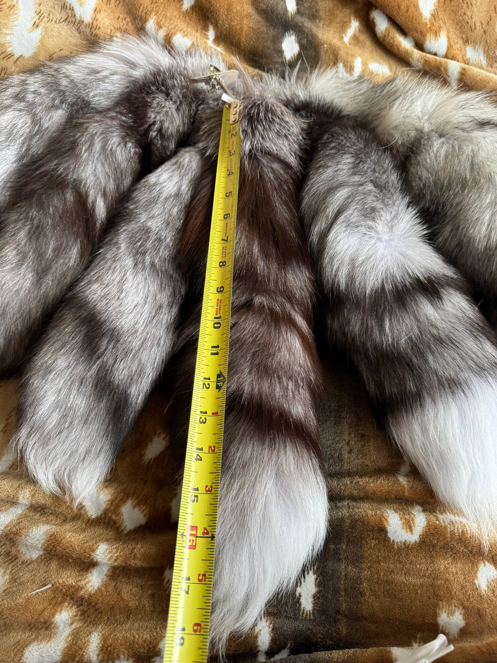 Tri Color Mutated Fox Tails