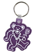 VINTAGE Grateful Dead Dancing Bear Purple Keychain