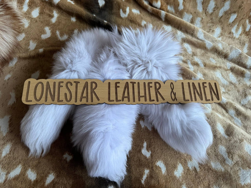 Pure White Fox Tails