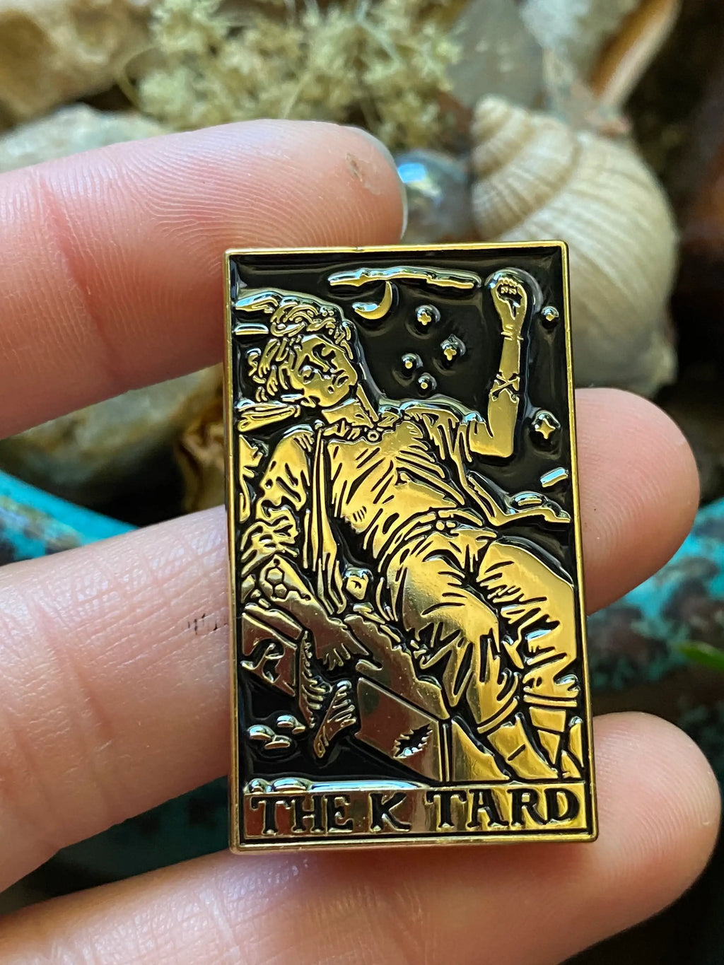 Mushroom Kingdom Pins - Tarot K Tard Pin – 1.5" Hard Enamel | Limited Edition by MKP
