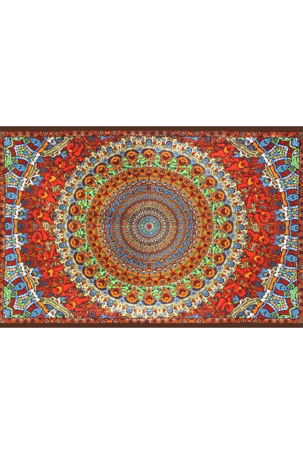 3D Grateful Dead Tapestry Bear Vibration Tapestries Licensed