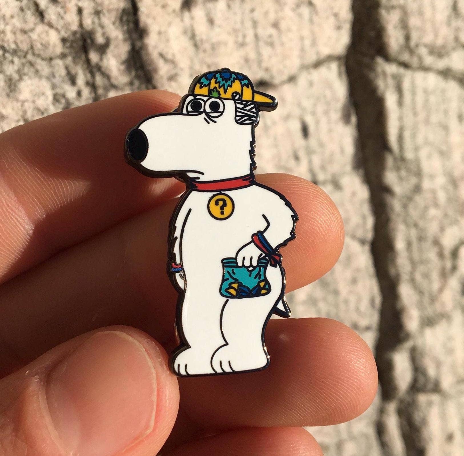 Mushroom Kingdom Pins - Tripping Bryan Lapel Pin – 1.5" | Collectible Festival Art b