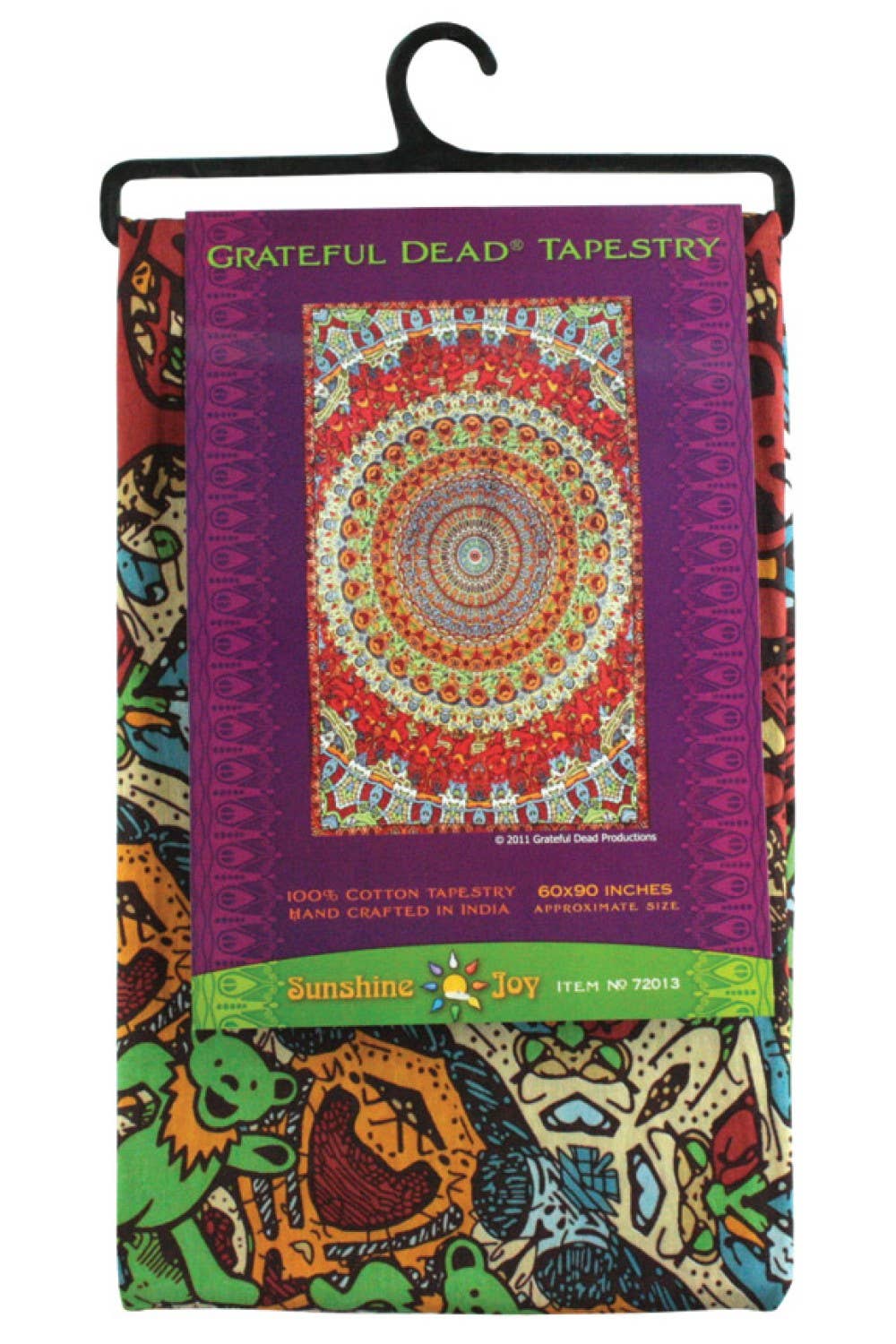 3D Grateful Dead Tapestry Bear Vibration Tapestries Licensed