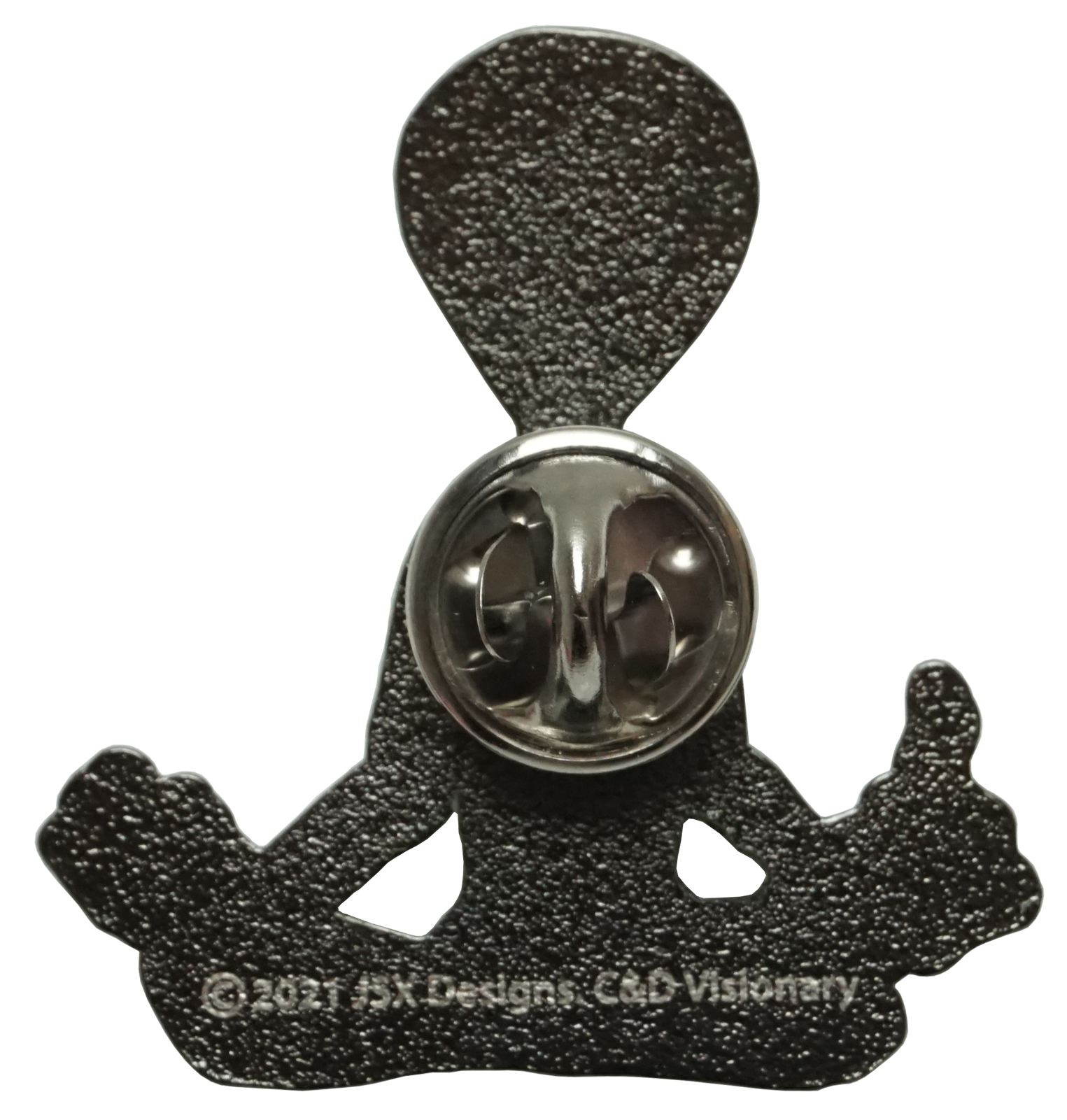 Square Deal Recordings & Supplies - Enamel Pin - Alien - Zen With Third Eye - Sci Fi UFO Fun