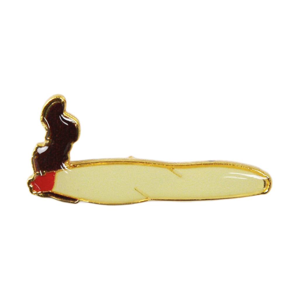 Square Deal Recordings & Supplies - Enamel Pin - Joint Pot Doobie 420 Blunt Weed Stoner Humor