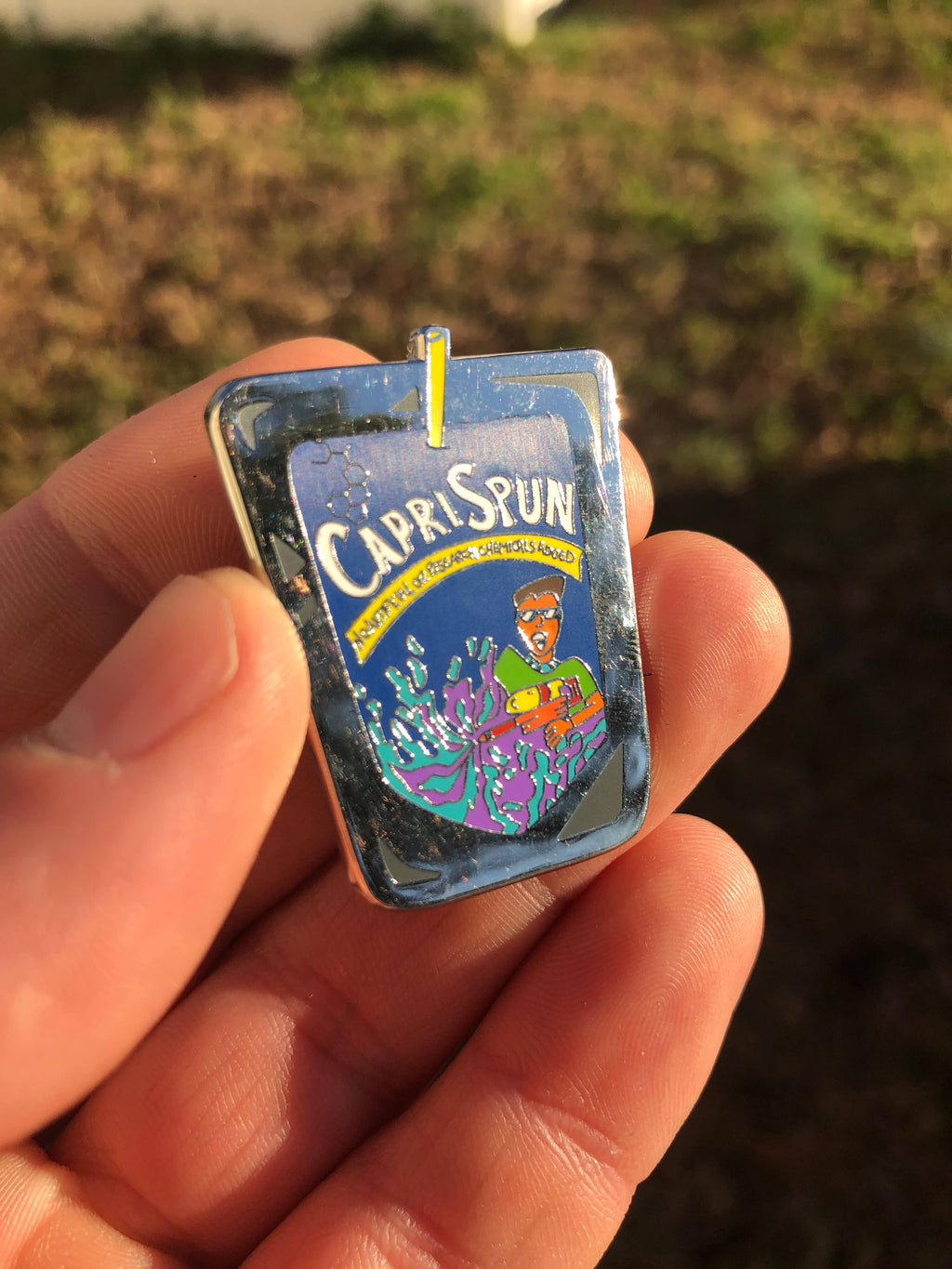 Mushroom Kingdom Pins - Capri-SPUN Pin – 1.5" Enamel | Psychedelic Prankster Pin