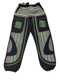 Green Spiral Design Pants