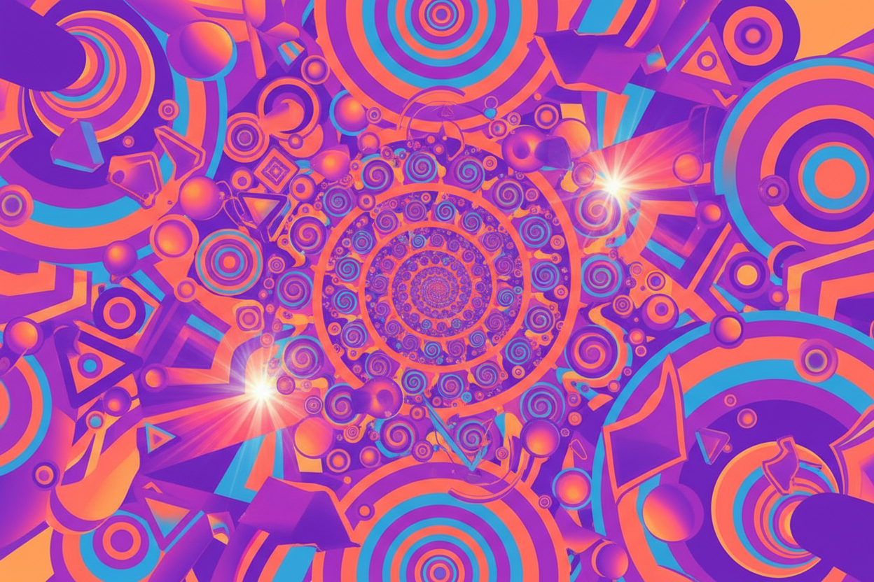 i want a trippy psychedelic banner that i can use 